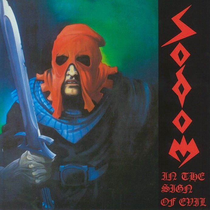 SODOM / HELLHAMMER – Apocalyptic Raids / In the Sign of Evil LP (color vinyl)