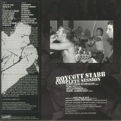 GOVERNMENT ISSUE – Boycott Stabb Complete Session LP