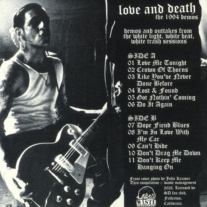 SOCIAL DISTORTION – Love And Death: The 1994 Demos LP