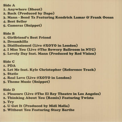 FRANK OCEAN – Unreleased, Misc.Vol.2 2xLP (color vinyl)