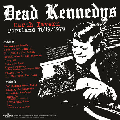DEAD KENNEDYS – Earth Tavern • Portland 11/19/1979 LP (marbled color vinyl)