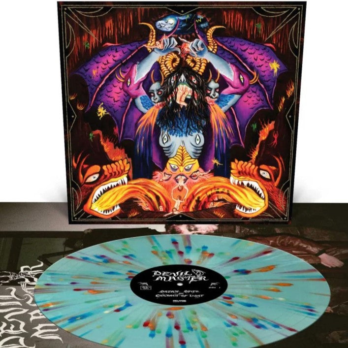 DEVIL MASTER – Satan Spits On Children Of Light LP (blue splatter vinyl)