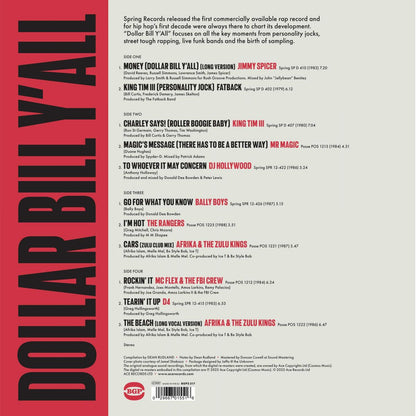 V/A – Dollar Bill Y'All • Spring Records And The First Decade Of Hip Hop 2xLP
