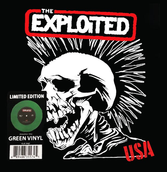 EXPLOITED – USA 7" (green vinyl)