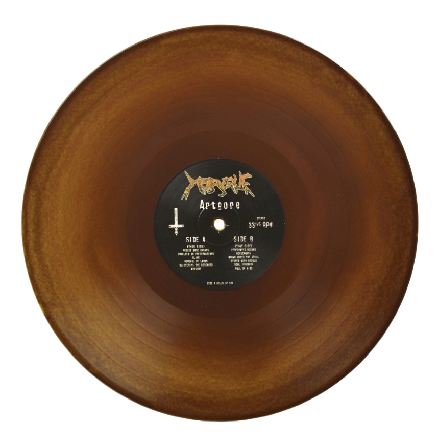 MORGUE – Artgore LP (yellow/brown swirl vinyl)