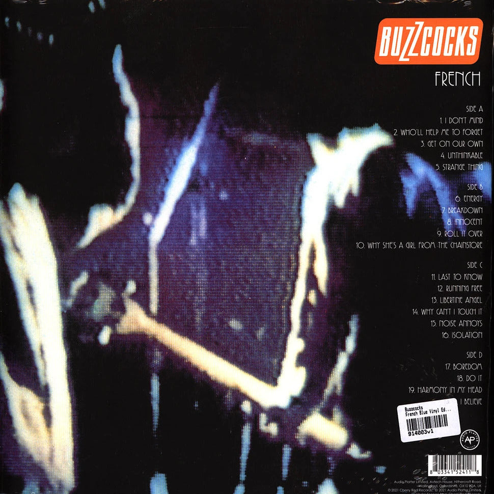 BUZZCOCKS – French 2xLP (blue vinyl)