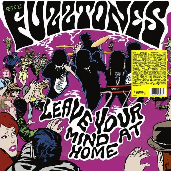 FUZZTONES – Leave Your Mind At Home LP + 7" (pink/orange vinyl)