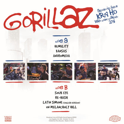 GORILLAZ – Acoustic Live @ KROQ HD Radio Sound Space 2018 LP