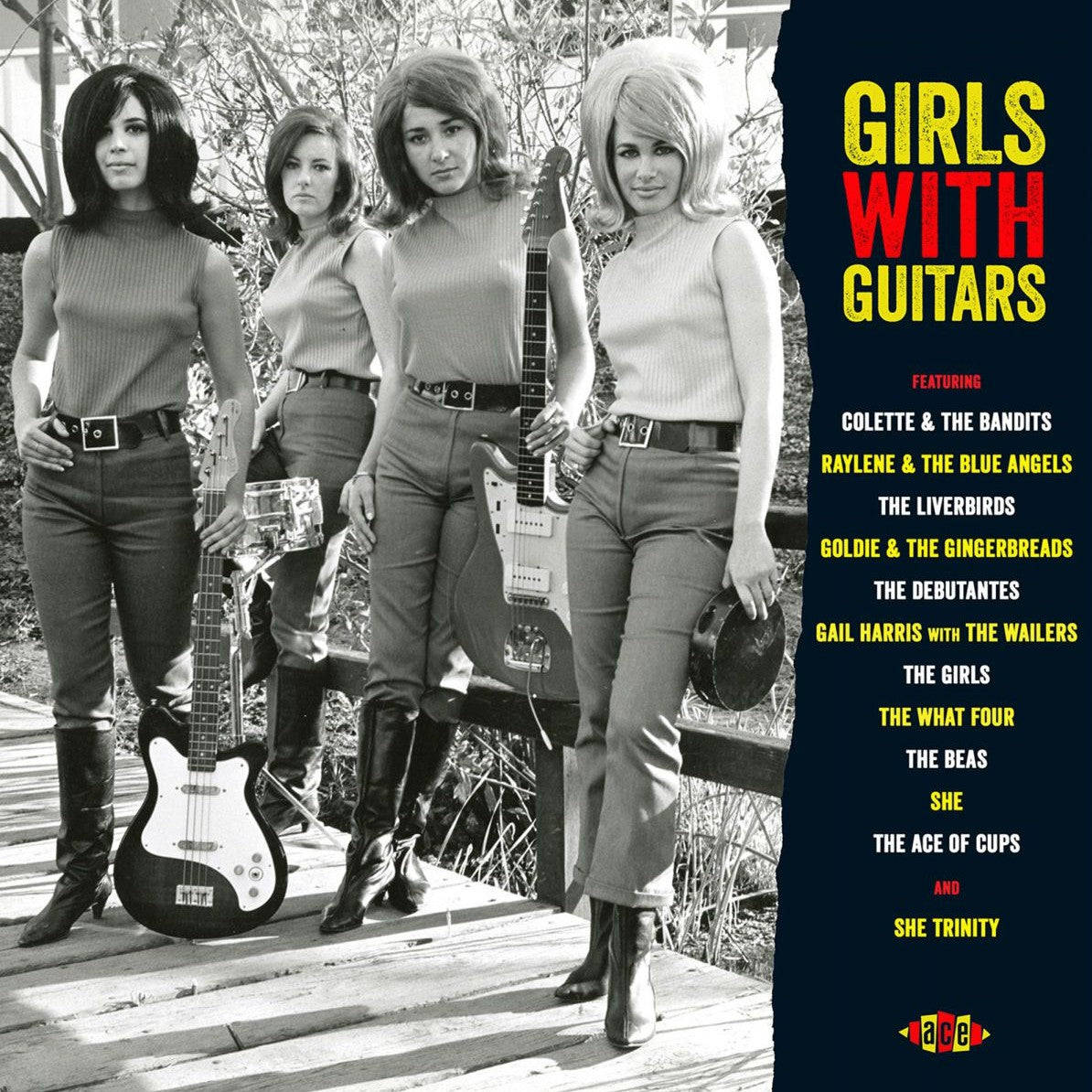 V/A – Girls With Guitars LP (red vinyl)