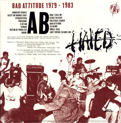 HATED – Bad Attitude 1979-1983 LP