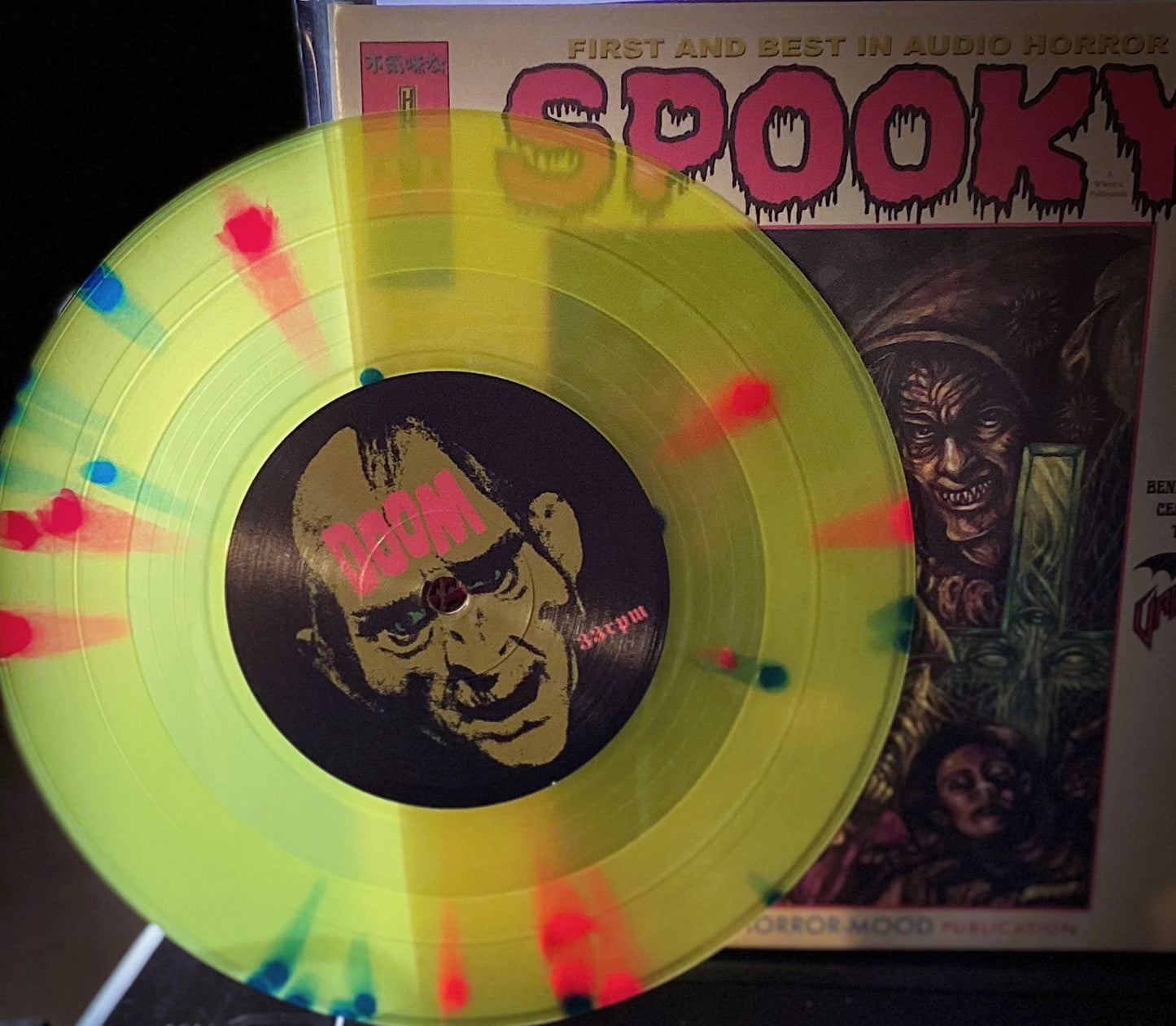 ACID WITCH / VAULTWRAITH – Spooky Vol. II 7" (neon splatter vinyl)