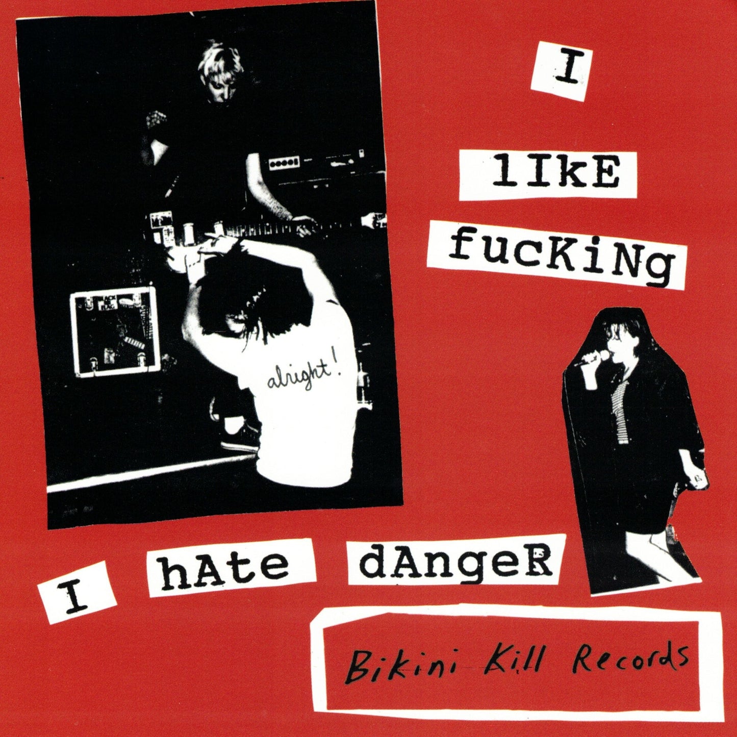 BIKINI KILL – I Like Fucking / I Hate Danger 7" (clear pink vinyl)