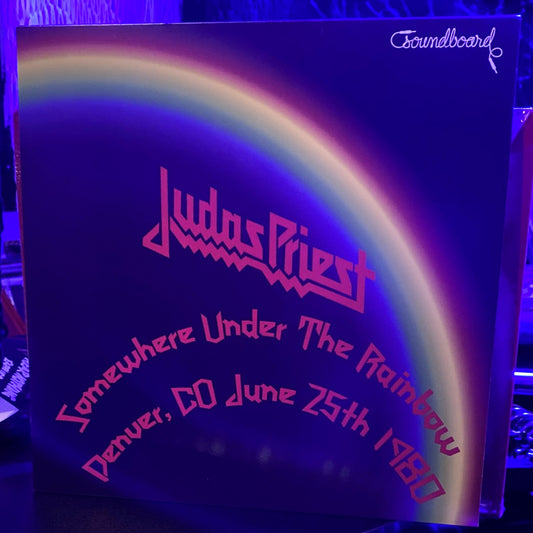 JUDAS PRIEST – Somewhere Under The Rainbow: Denver 6/25/80 LP (color vinyl)