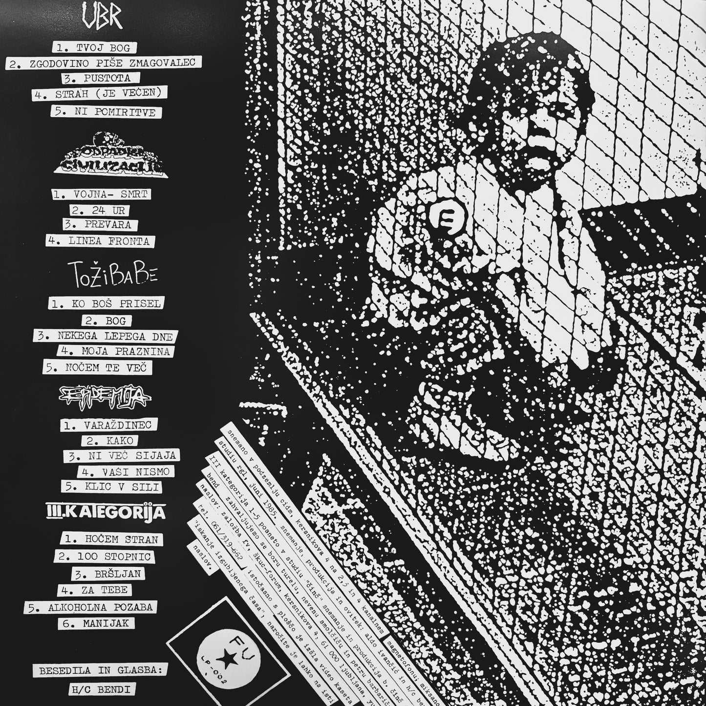 V/A – Hard-Core Ljubljana LP