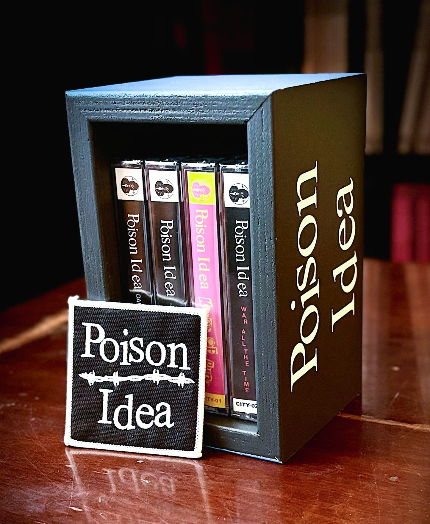 **PREORDER** POISON IDEA – 4xCassette Box Set SIGNED By Jerry A