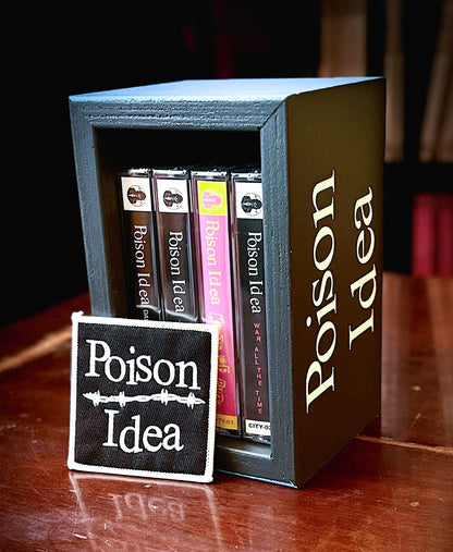 **PREORDER** POISON IDEA – 4xCassette Box Set SIGNED By Jerry A