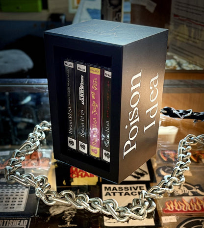 **PREORDER** POISON IDEA – 4xCassette Box Set SIGNED By Jerry A