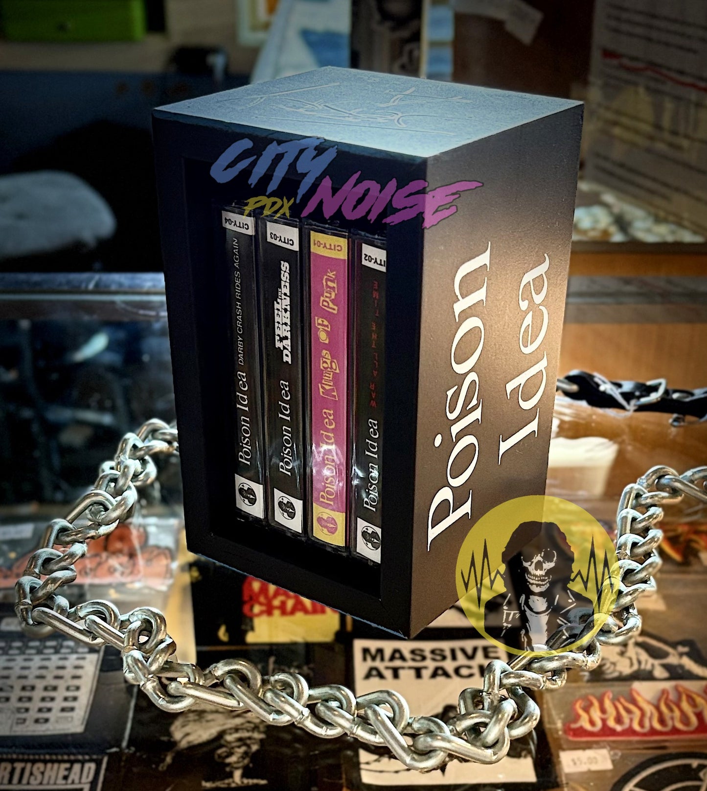 POISON IDEA – 4xCassette Box Set **SIGNED By Jerry A!**