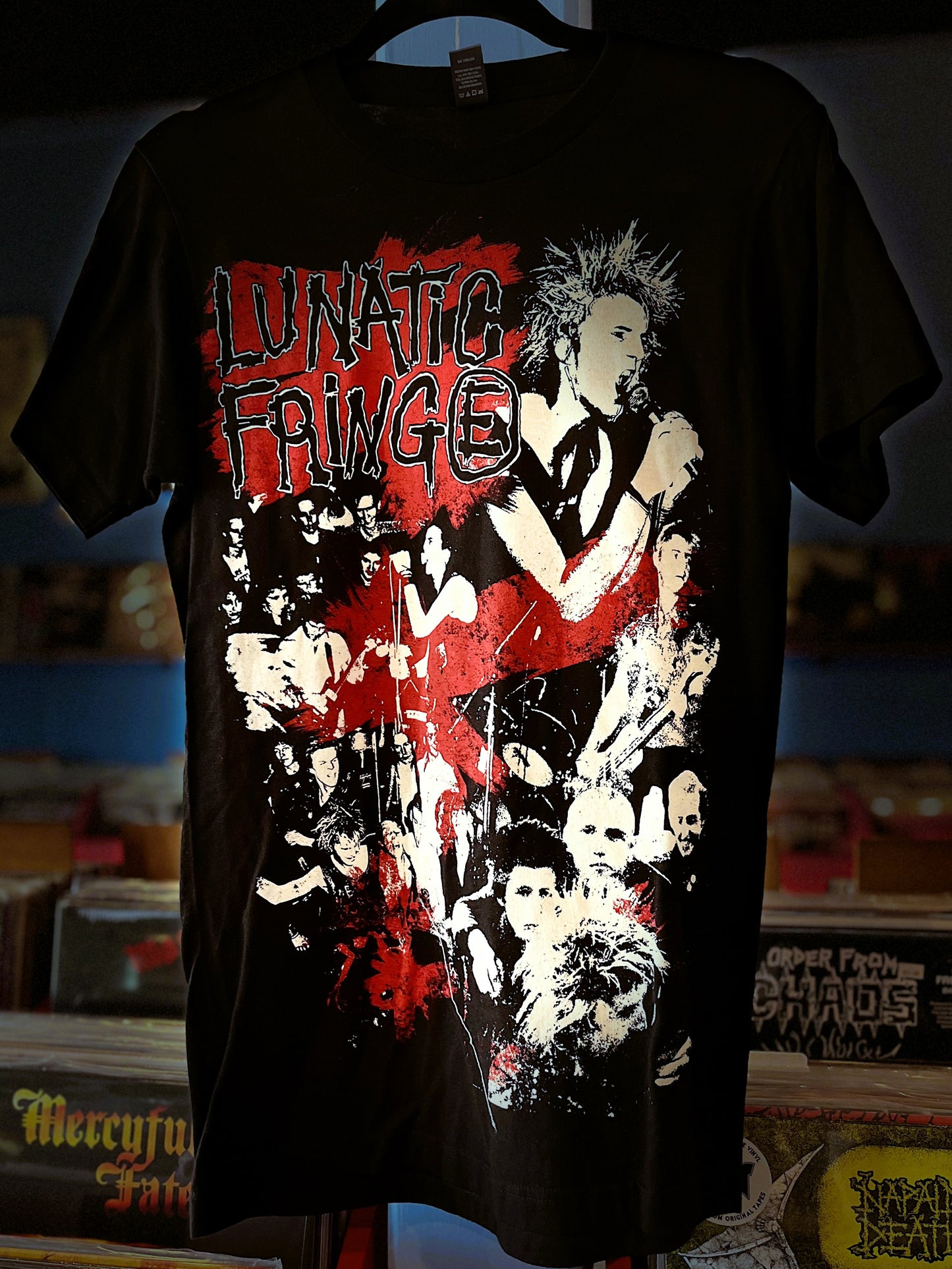 LUNATIC FRINGE | Band Collage T-Shirt