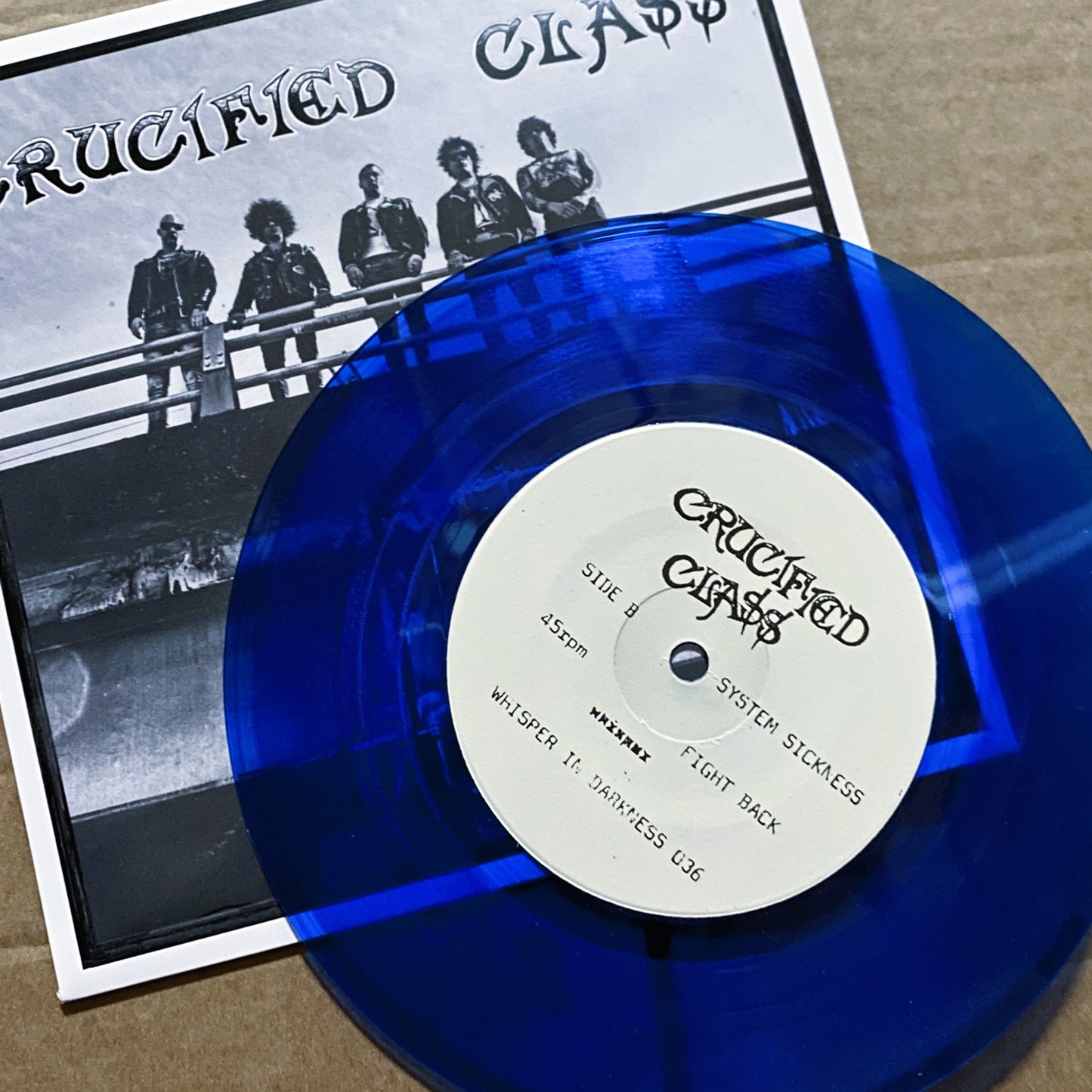 CRUCIFIED CLASS – Trapped / System Sickness 7"