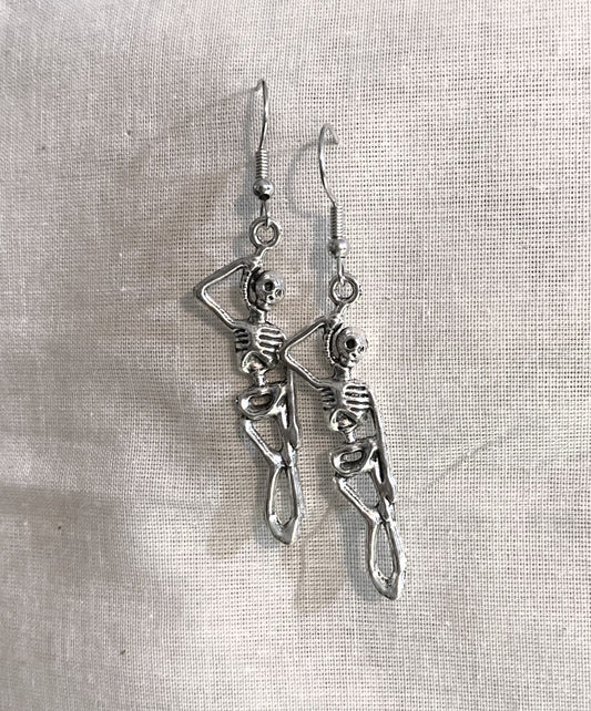 Skeleton Hanging Earring