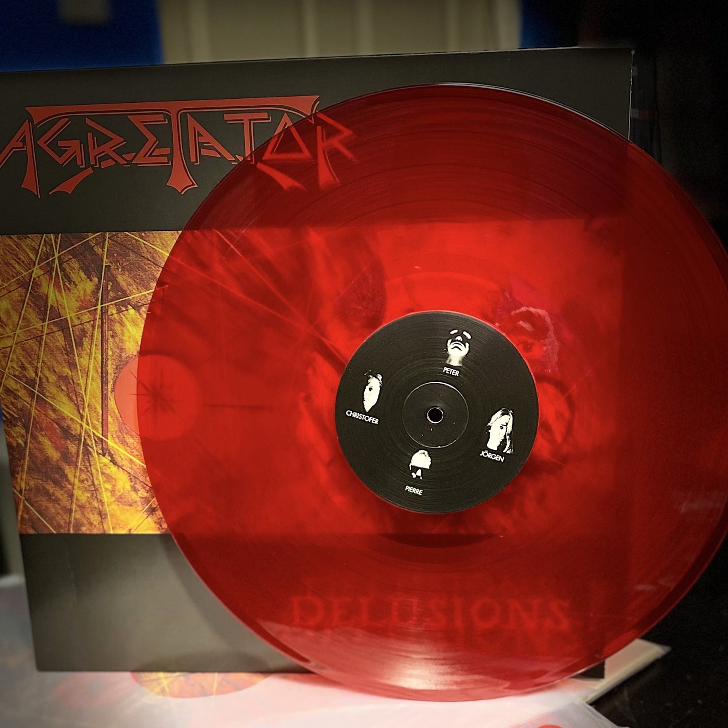AGRETATOR – Delusions LP (red vinyl)