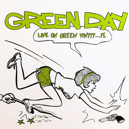 GREEN DAY – Live On Green Vinyyy...yl LP (green marbled vinyl)