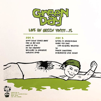 GREEN DAY – Live On Green Vinyyy...yl LP (green marbled vinyl)