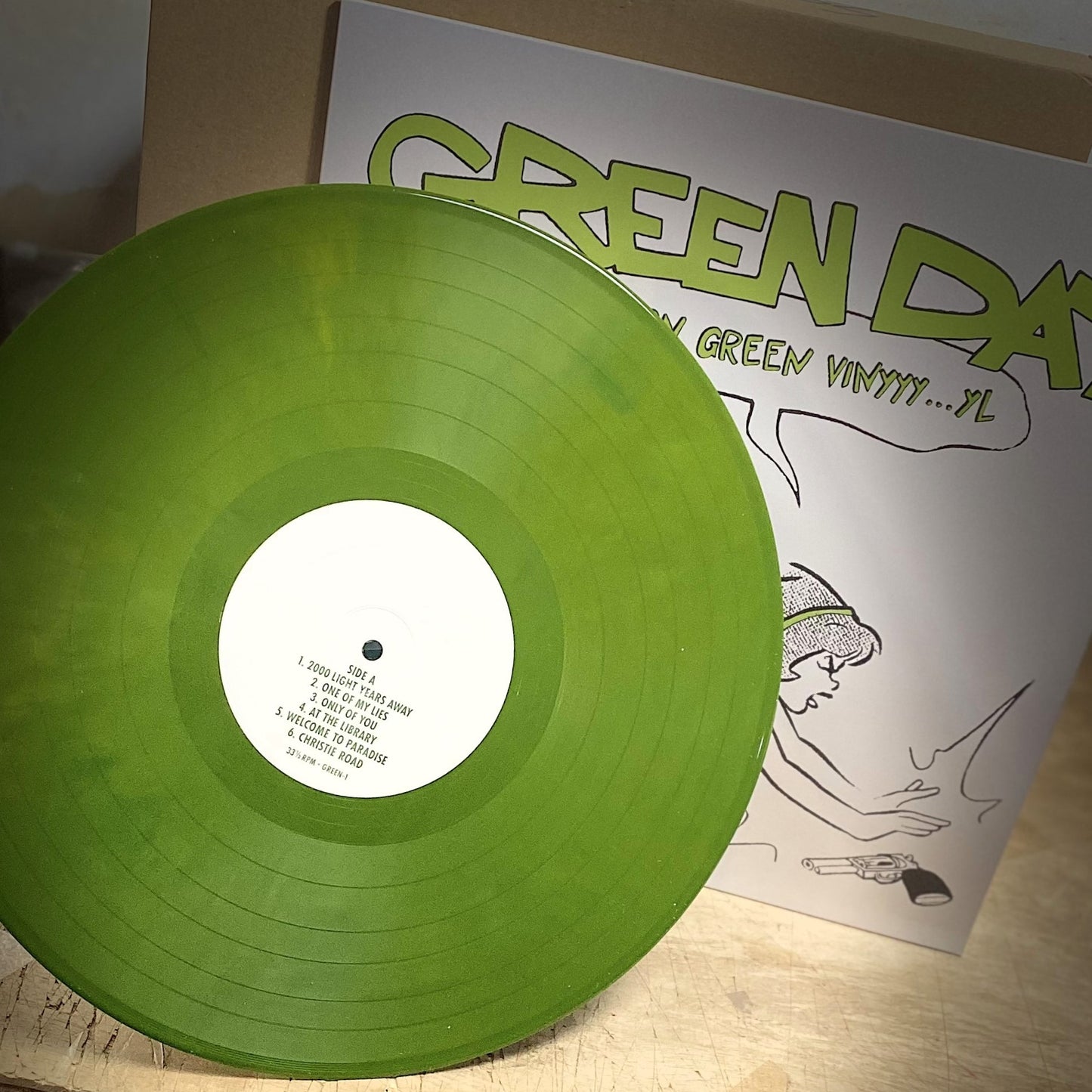 GREEN DAY – Live On Green Vinyyy...yl LP (green marbled vinyl)