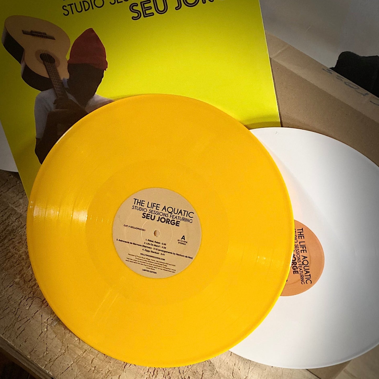 SEU JORGE – The Life Aquatic Studio Sessions 2xLP (yellow + white vinyl)