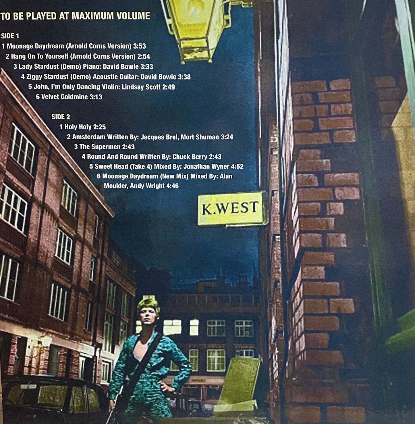 DAVID BOWIE – The Ziggy Stardust Companion LP