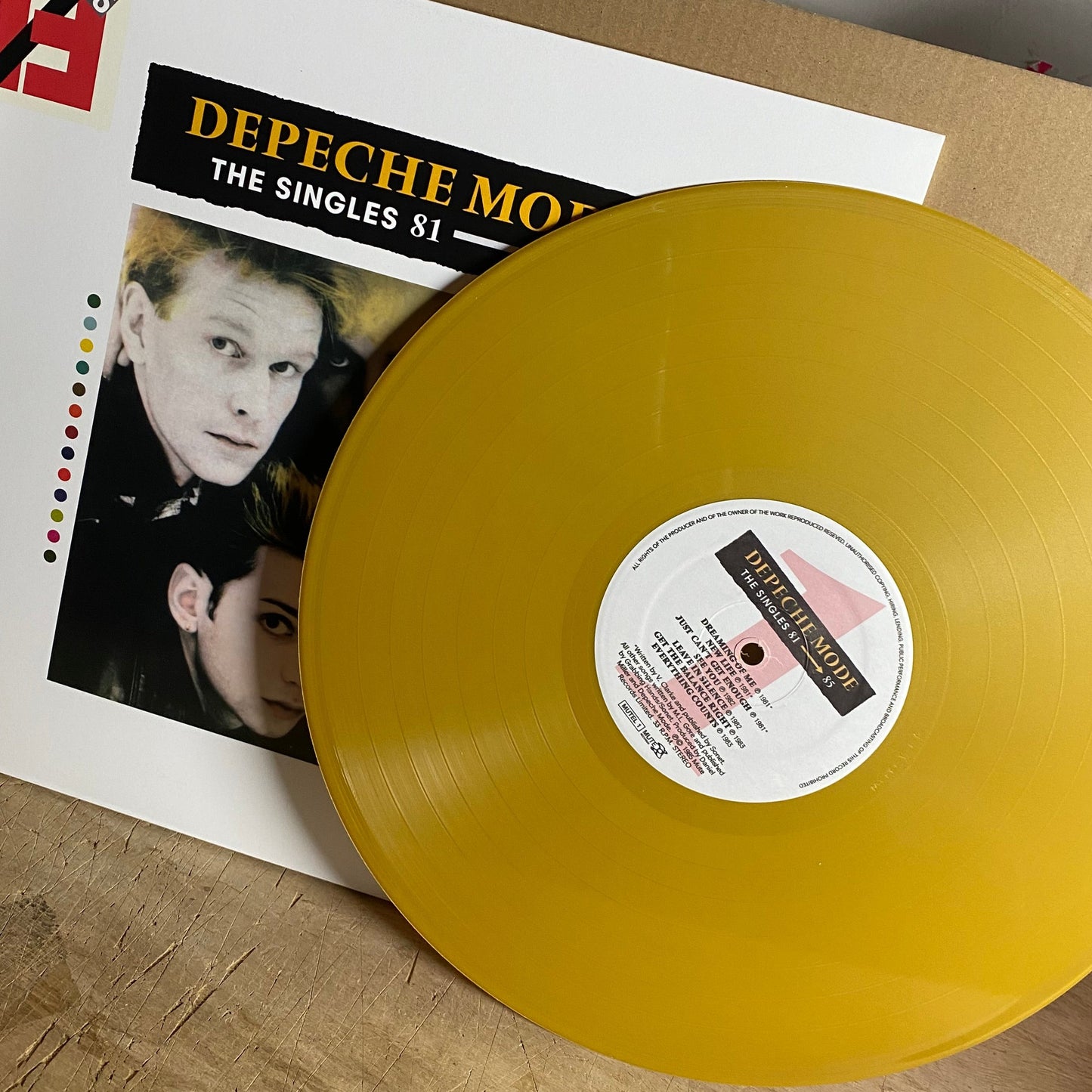 DEPECHE MODE – The Singles 81 → 85 LP (color vinyl)