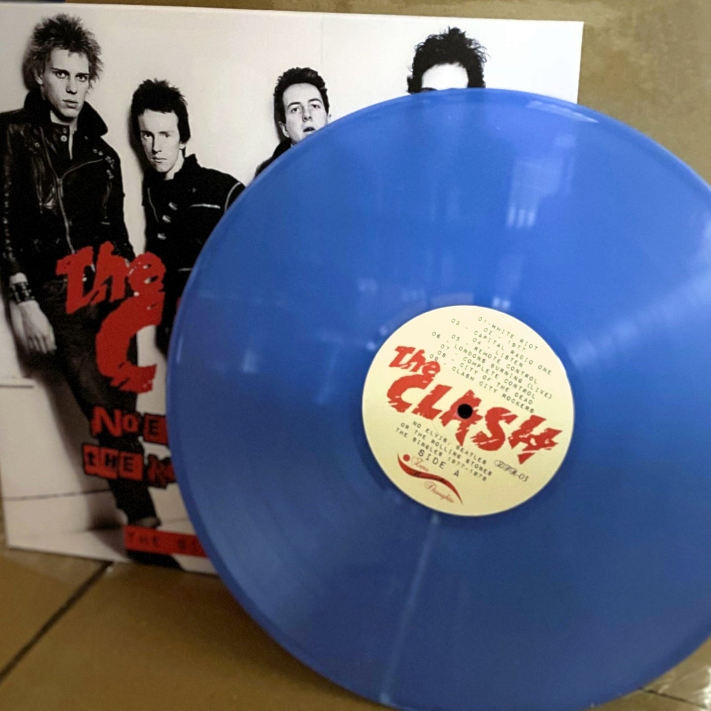 CLASH – No Elvis, Beatles, Or The Rolling Stones: Singles 1977-1979 (Vol 1) LP (baby blue vinyl)