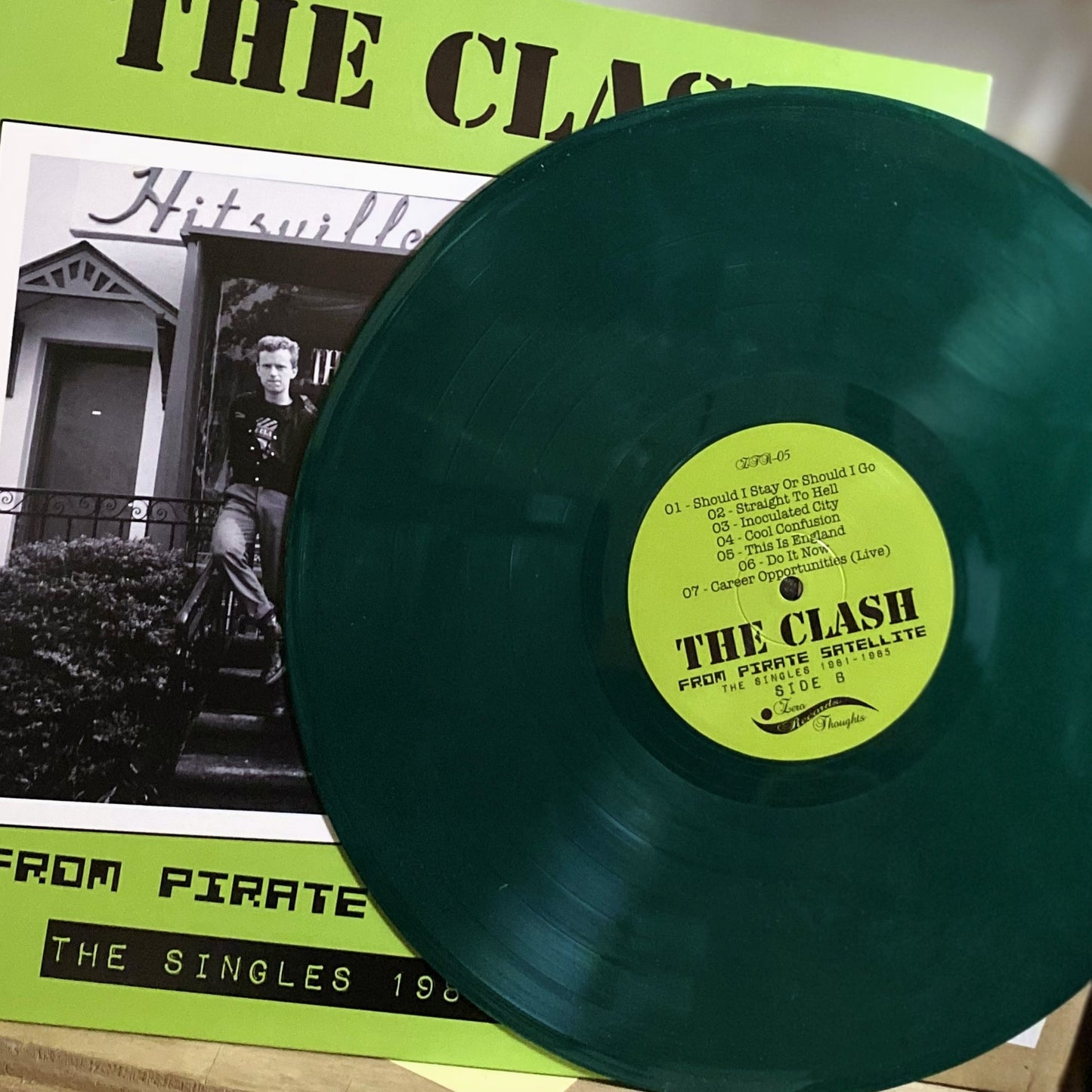 CLASH – From Pirate Satellite: Singles 1981-1985 (Vol 3) LP (green vinyl)