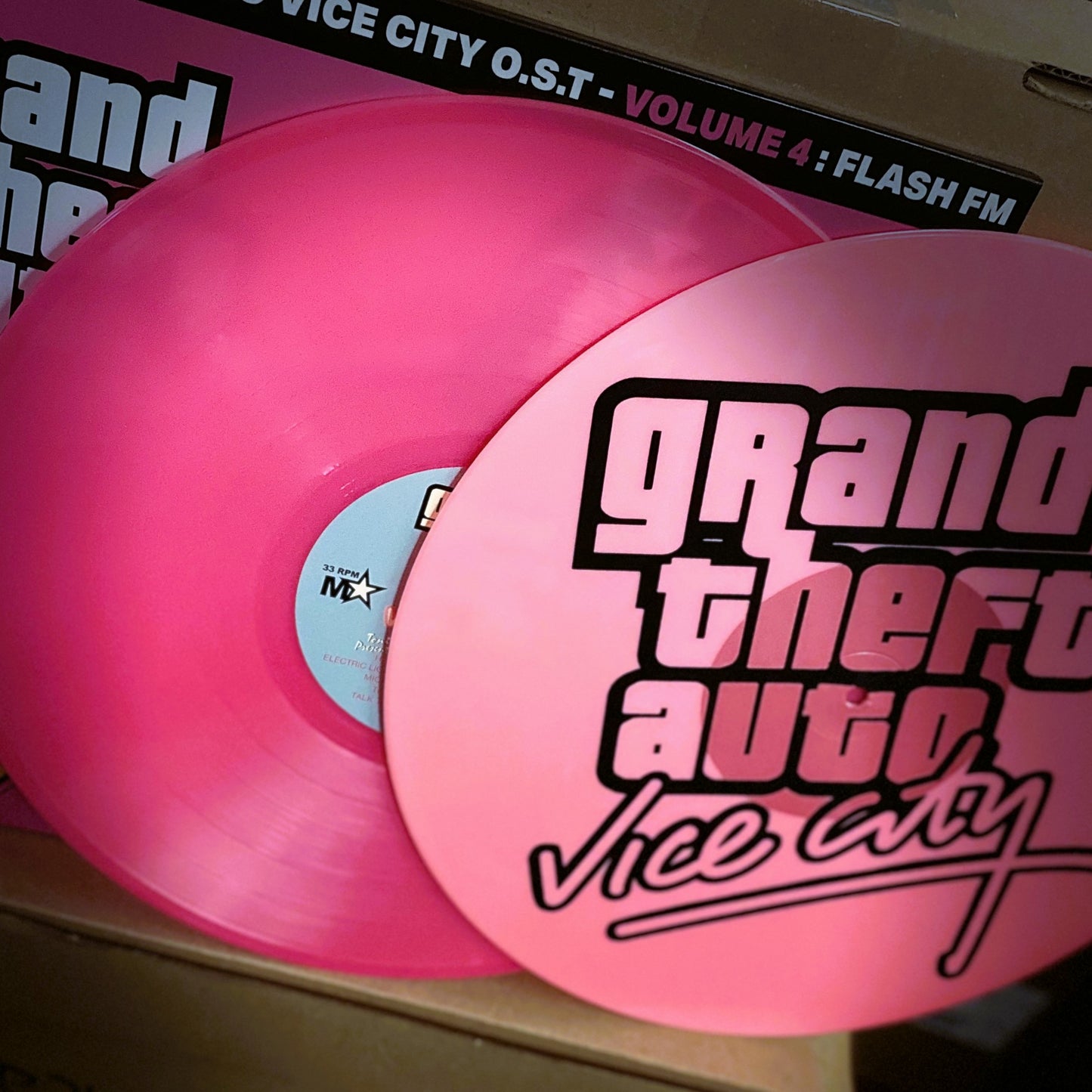 V/A – Grand Theft Auto Vice City OST - Volume 4: Flash FM 2xLP (pink vinyl)