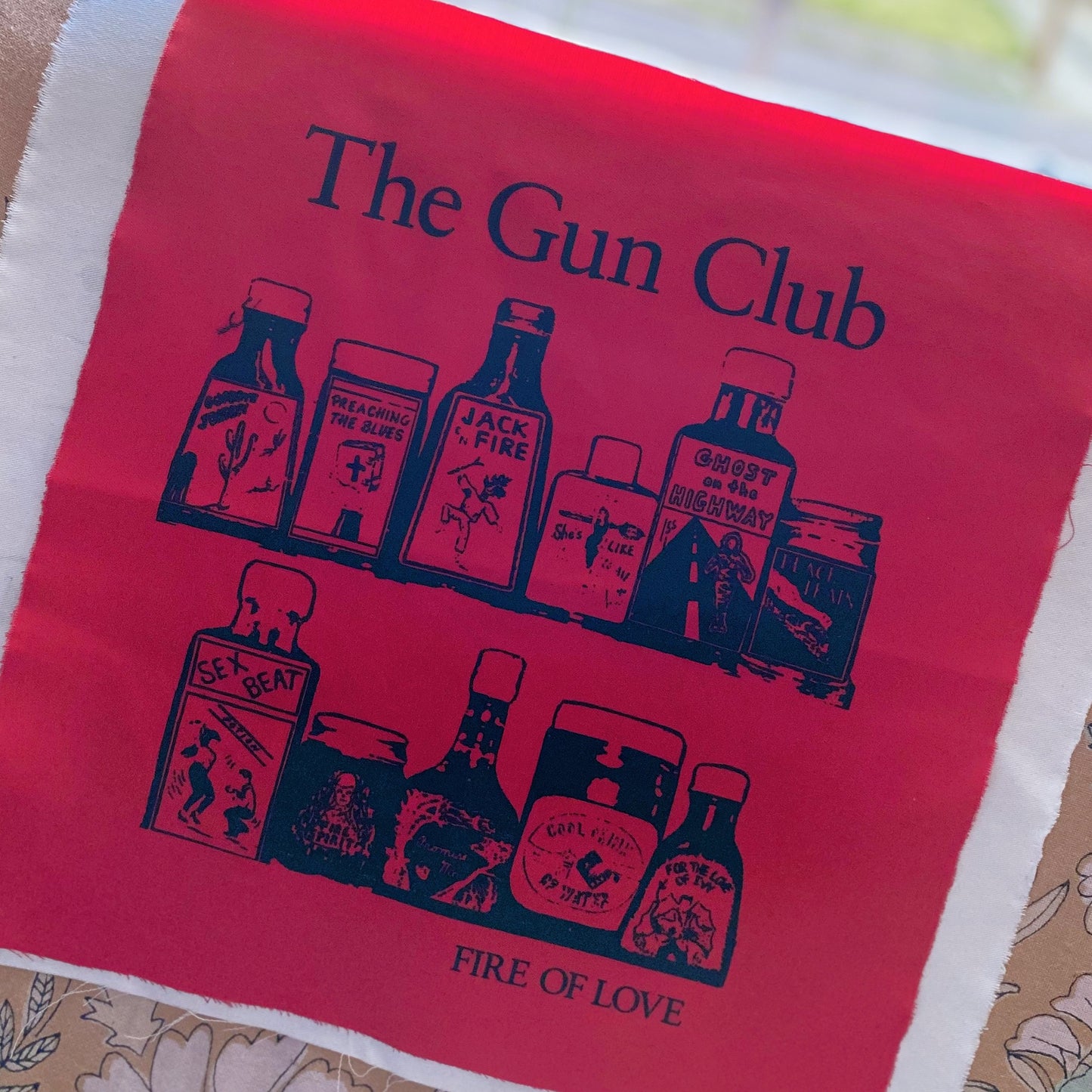 GUN CLUB | Fire Of Love Back Patch