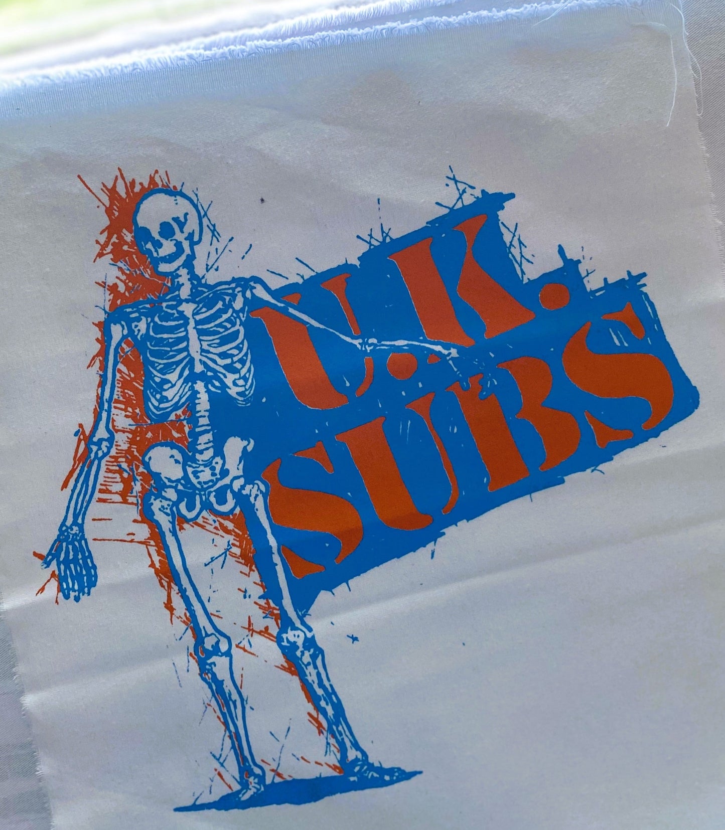 U.K. SUBS | Skeleton Back Patch