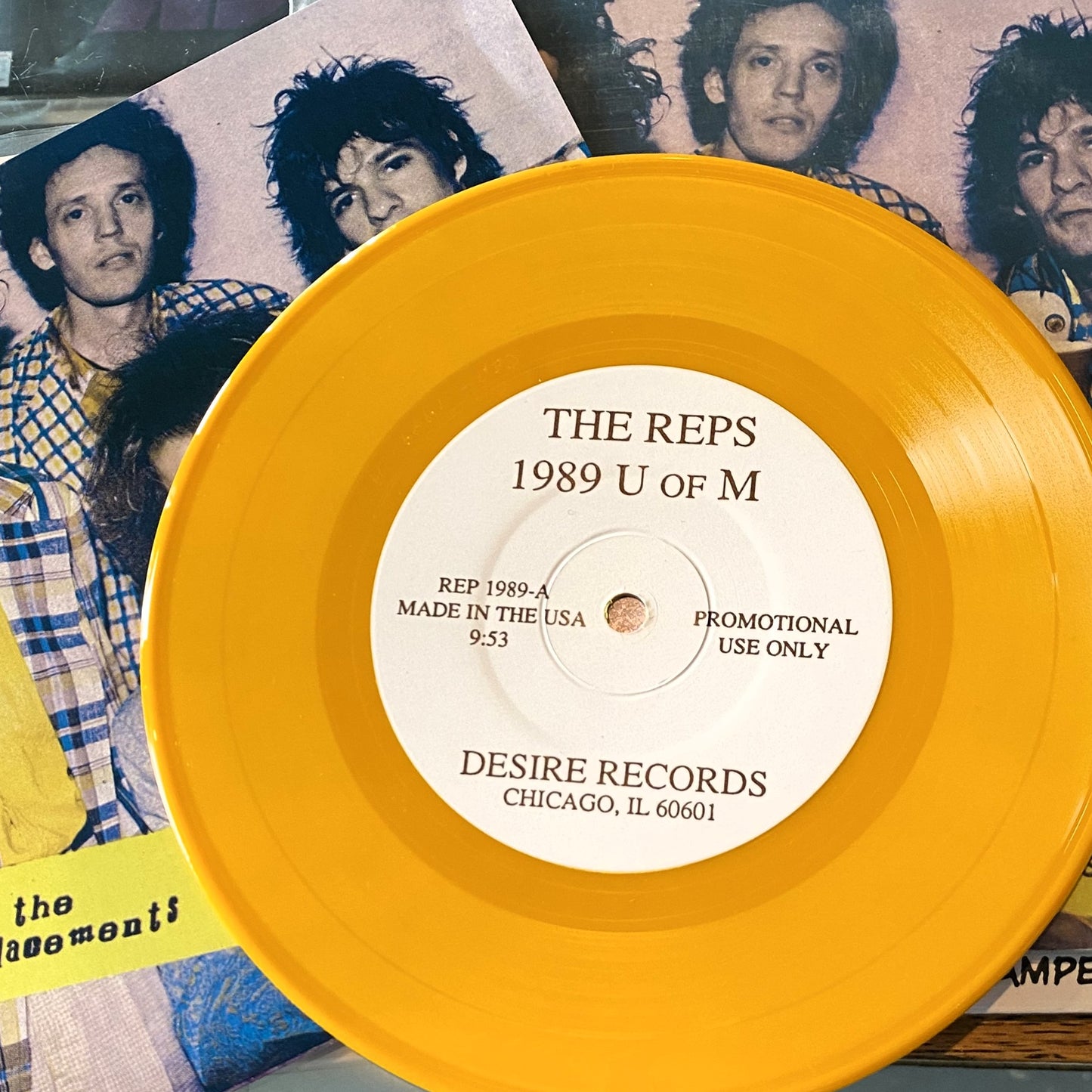 REPLACEMENTS – Live At The University Of Wisconsin 1989 7" (orange vinyl)