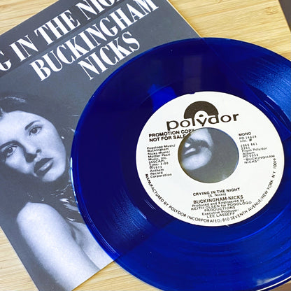 BUCKINGHAM NICKS – Crying In The Night 7" (color vinyl)