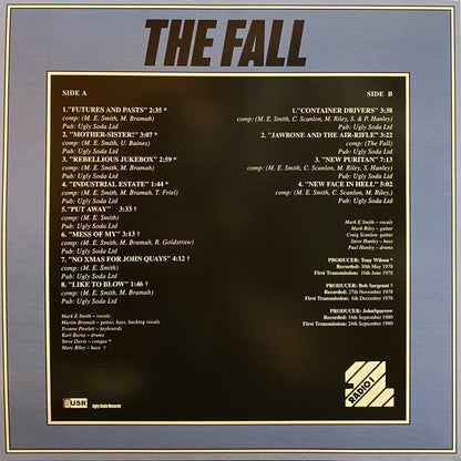 THE FALL – The Peel Sessions 1978-1980 LP (blue translucent vinyl)