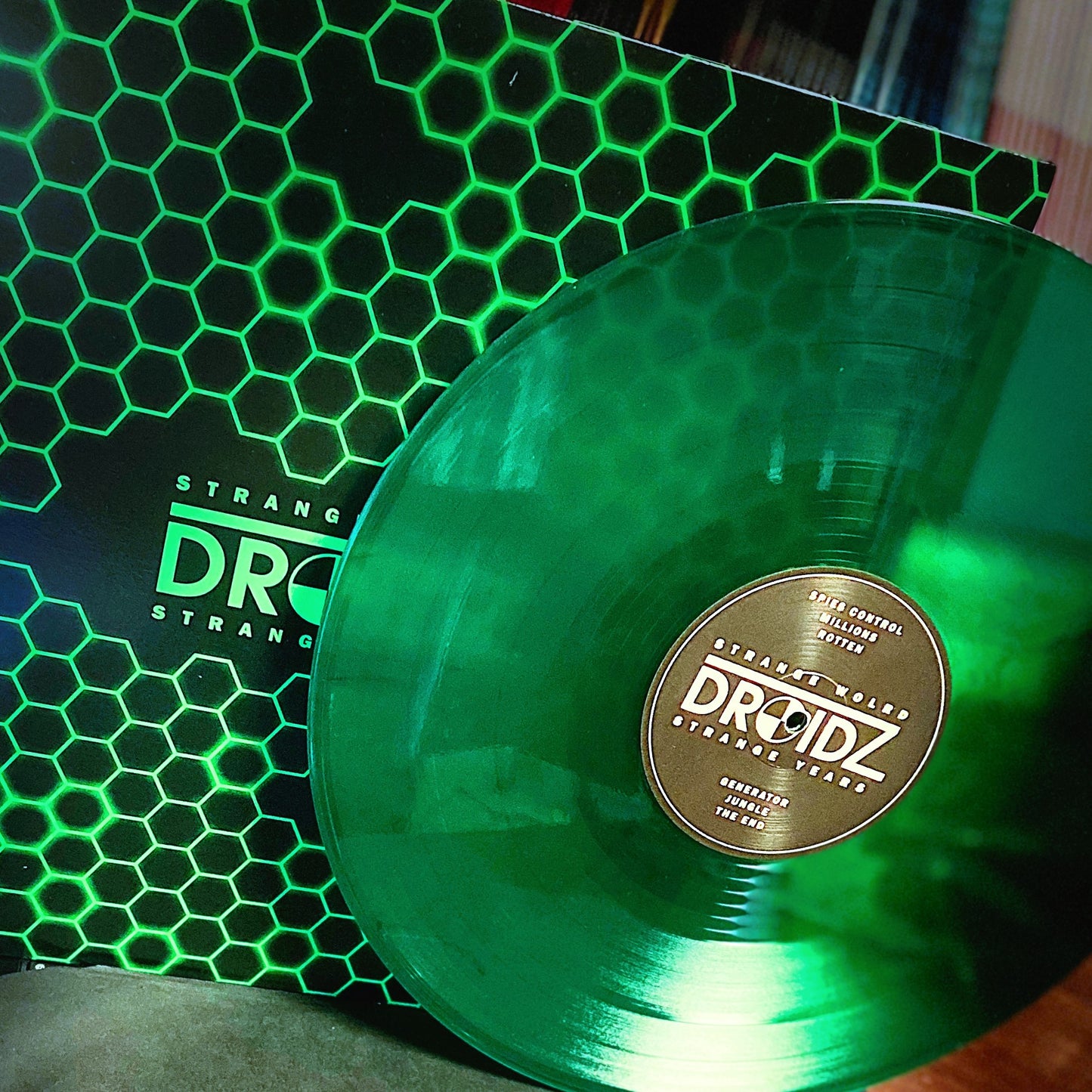 DROIDZ – Strange World Strange Years LP (green vinyl)