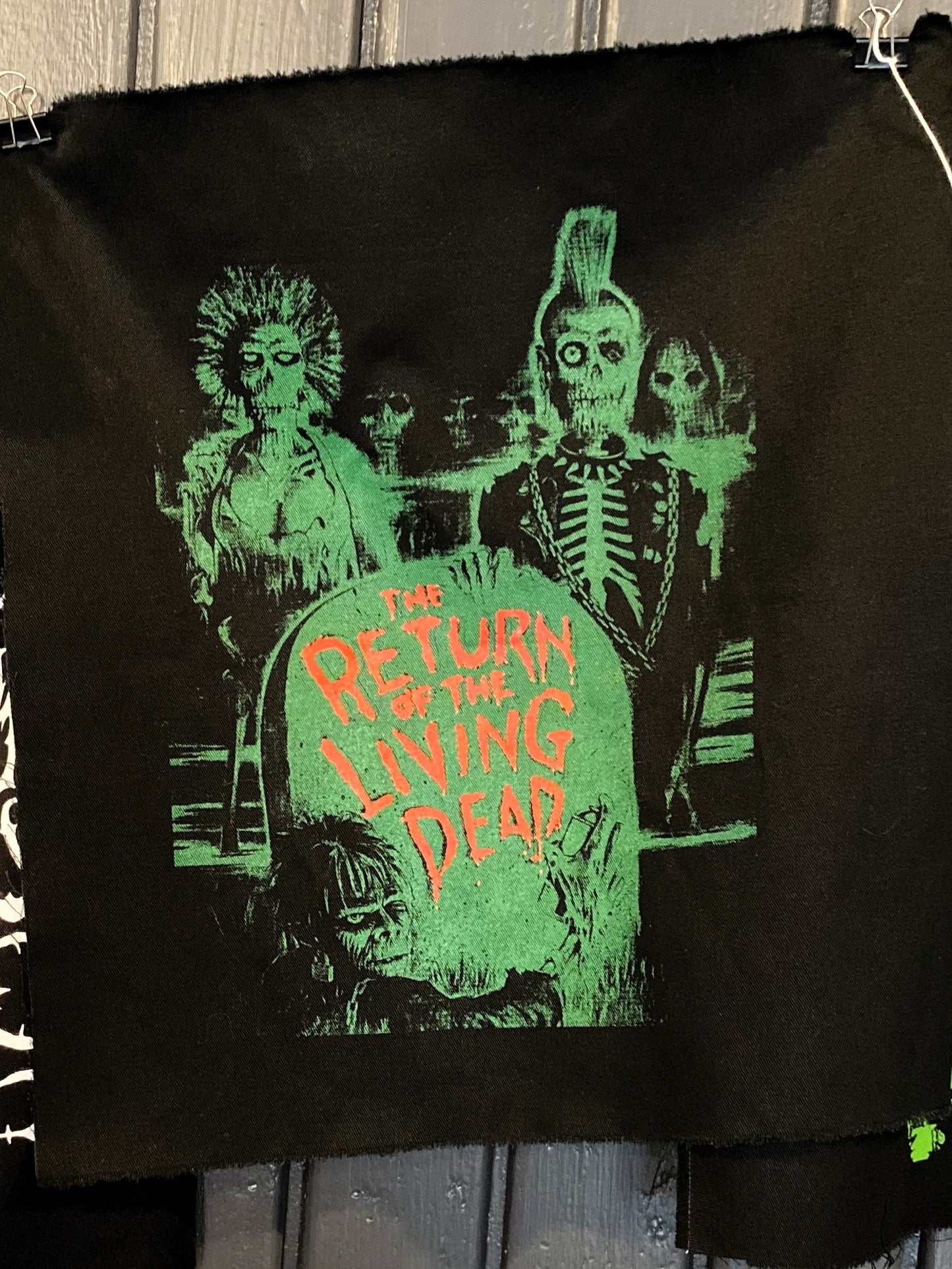 Return Of The Living Dead Back Patch