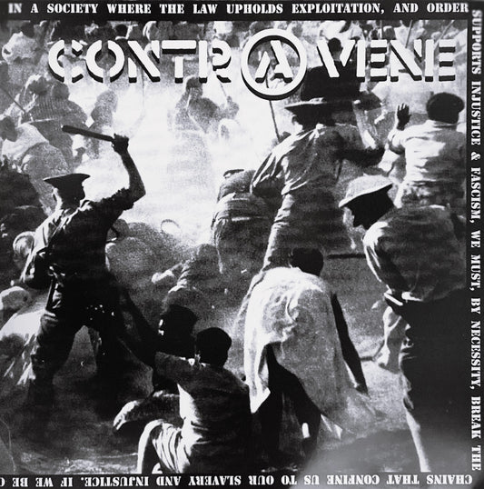 CONTRAVENE – S/T EP 7" (clear vinyl)