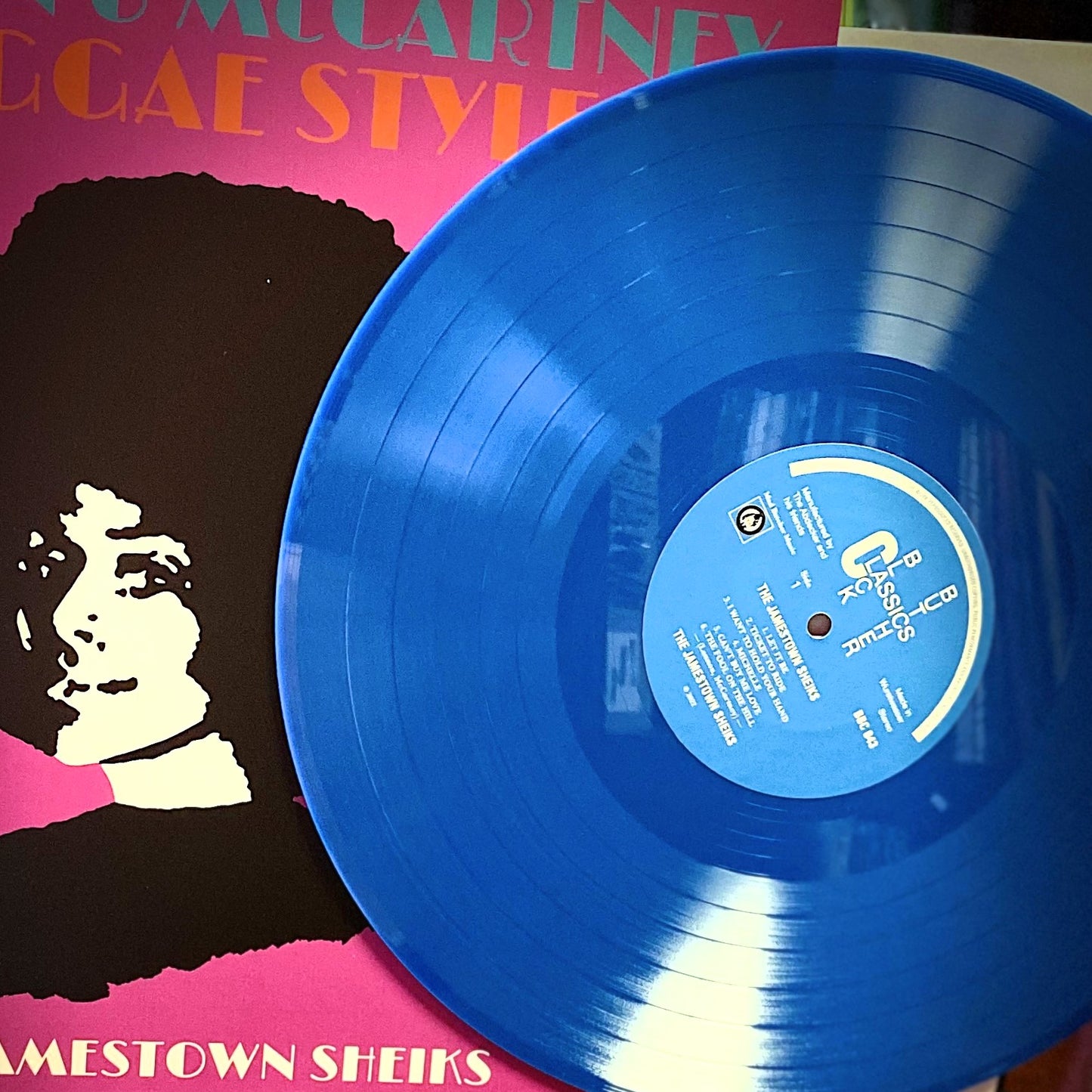 JAMESTOWN SHEIKS – Lennon & McCartney Reggae Style LP (blue vinyl)