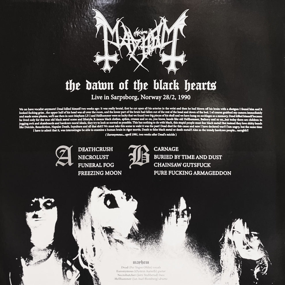 MAYHEM Dawn Of The Black Hearts LP CITY NOISE mayhem-dawn-of-the-black-hearts-lp-city-noise