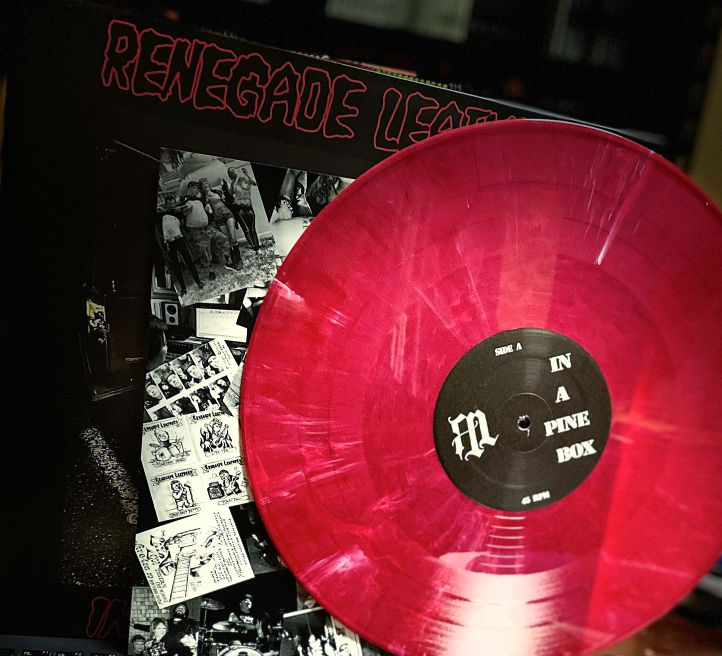 RENEGADE LEATHERS – In A Pine Box 12" EP (color vinyl)