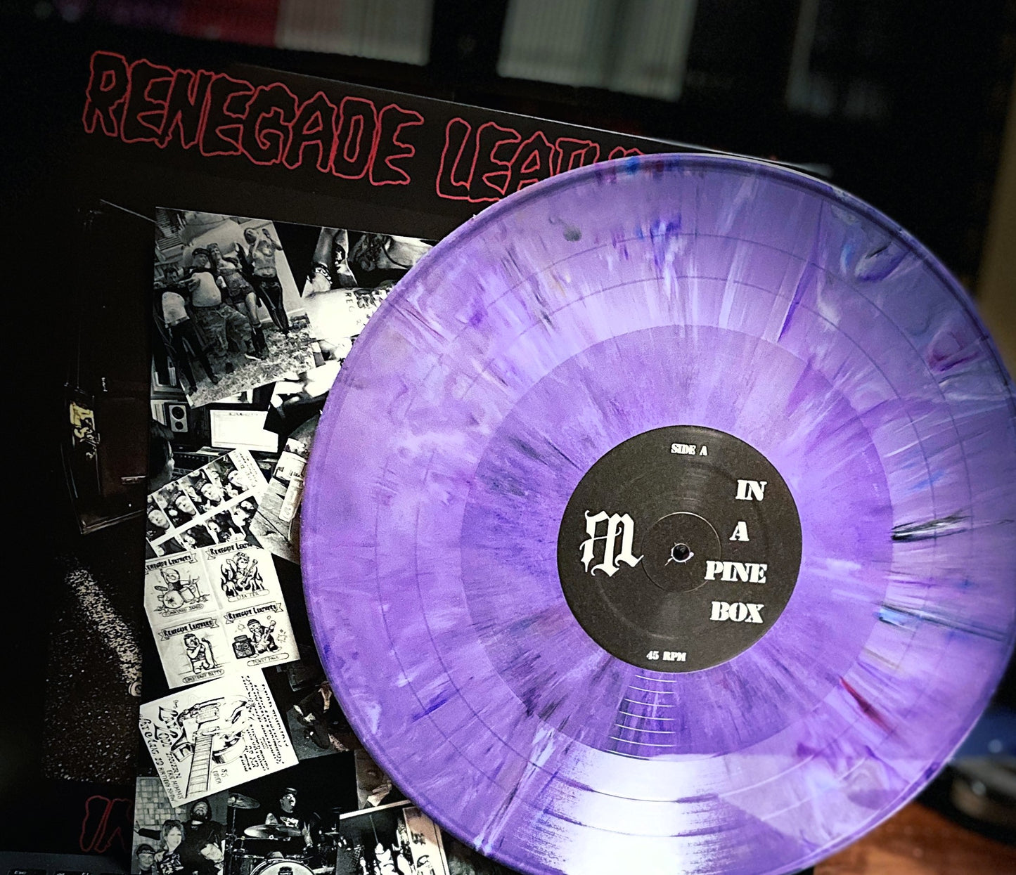 RENEGADE LEATHERS – In A Pine Box 12" EP (color vinyl)