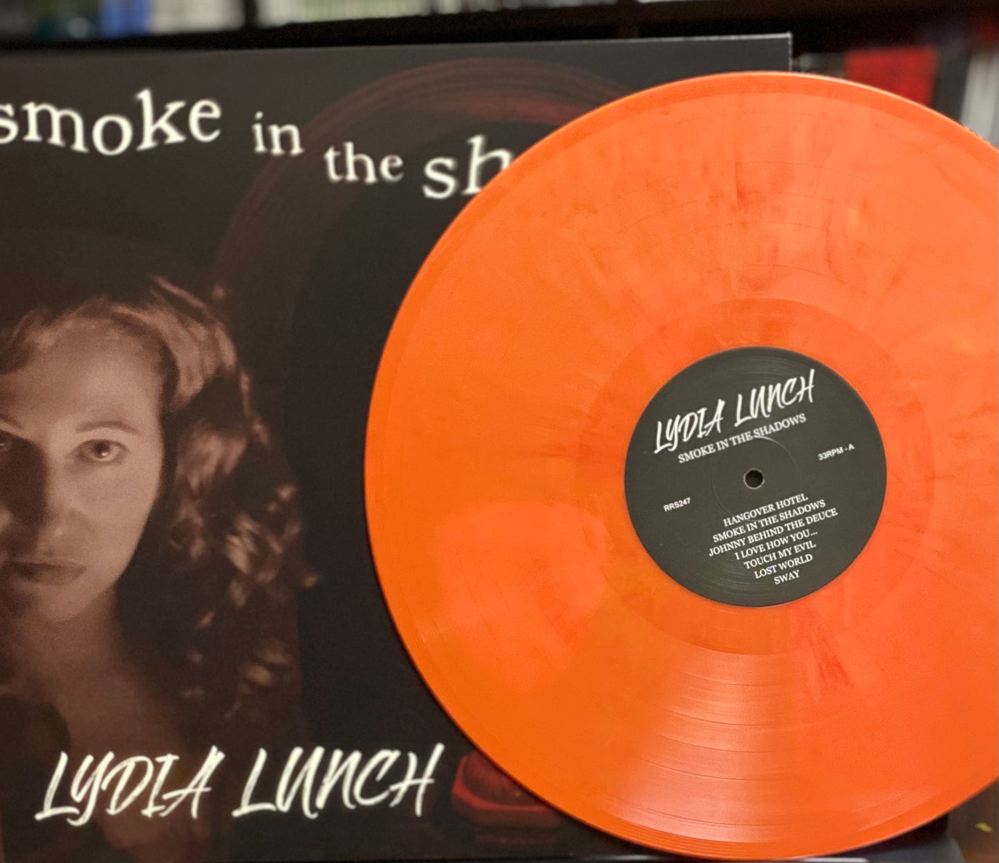 LYDIA LUNCH – Smoke In The Shadows LP (orange marbled vinyl)