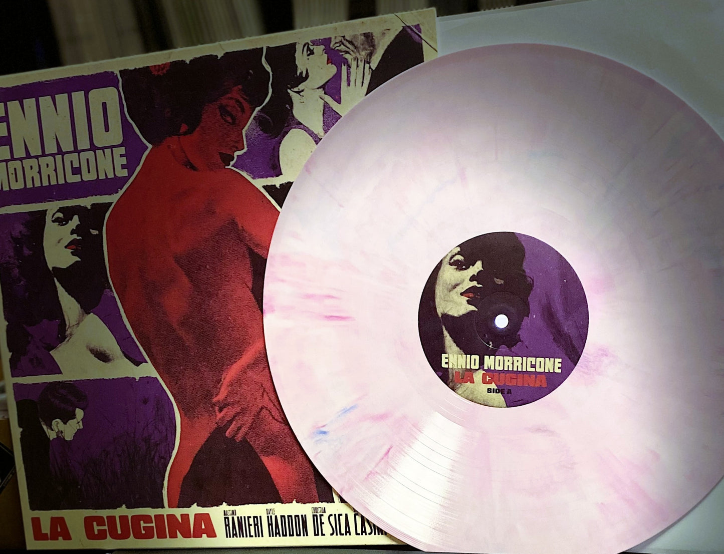 ENNIO MORRICONE – La Cugina OST LP (pink/purple marbled vinyl)