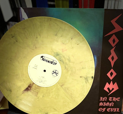 SODOM / HELLHAMMER – Apocalyptic Raids / In the Sign of Evil LP